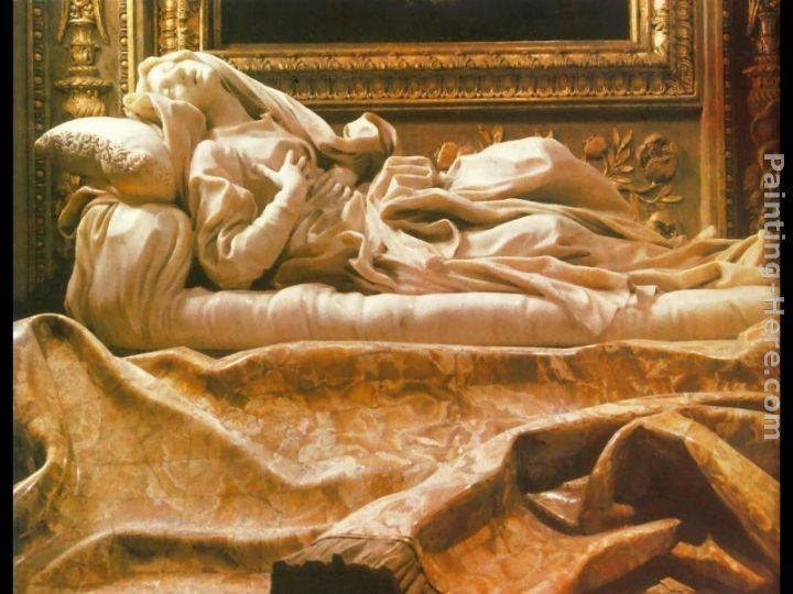 Gian Lorenzo Bernini The Blessed Lodovica Albertoni [detail]